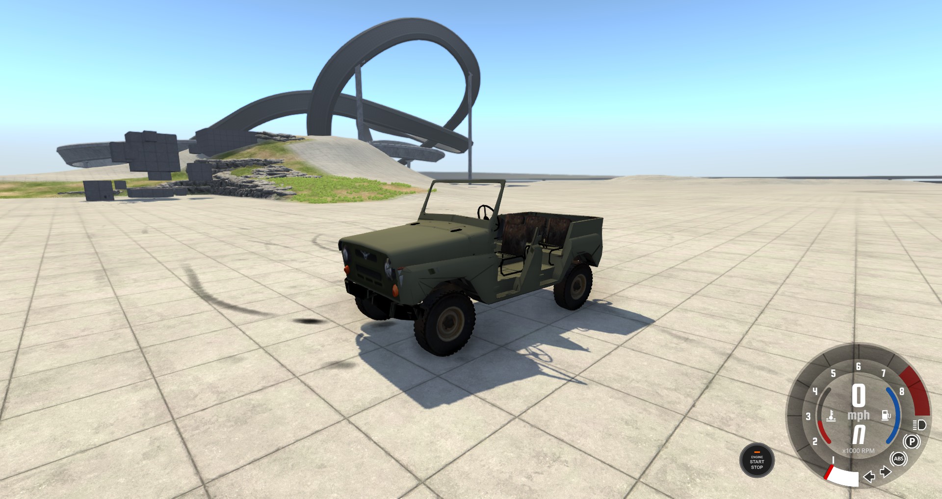 On Hold - Uaz-469 Army Vehicle | BeamNG