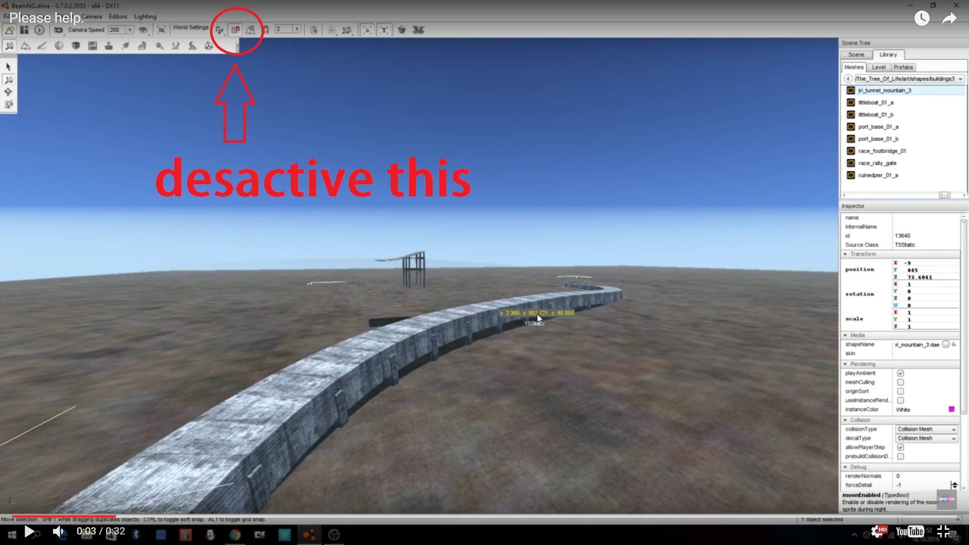 Moving objects in map editor - Please Help | BeamNG