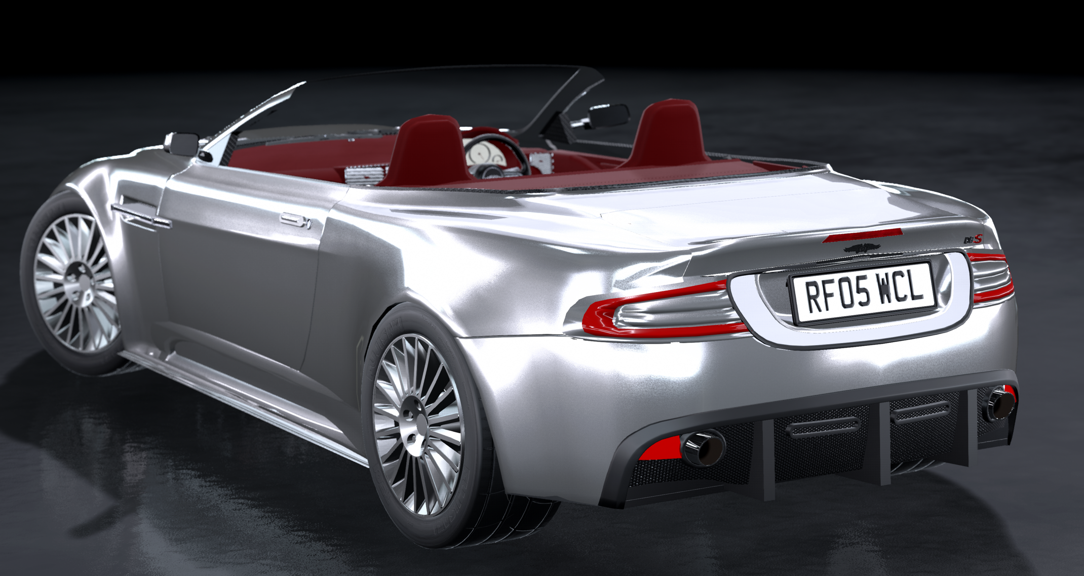 Aston Martin DBS Volante 2010 - LS2013 Mod, Mod for Farming Simulator 2013