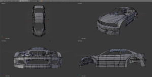 BMW E46 M3 GTR Progress 34 Wireframe (Front).png
